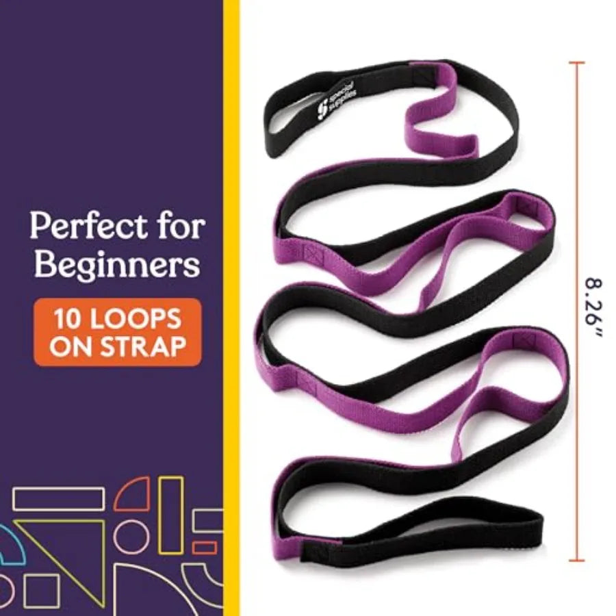Yoga Strap for Stretching Stability Training Fitness Flexibility/Physical Therapy Home Workout Equipment Strength Training