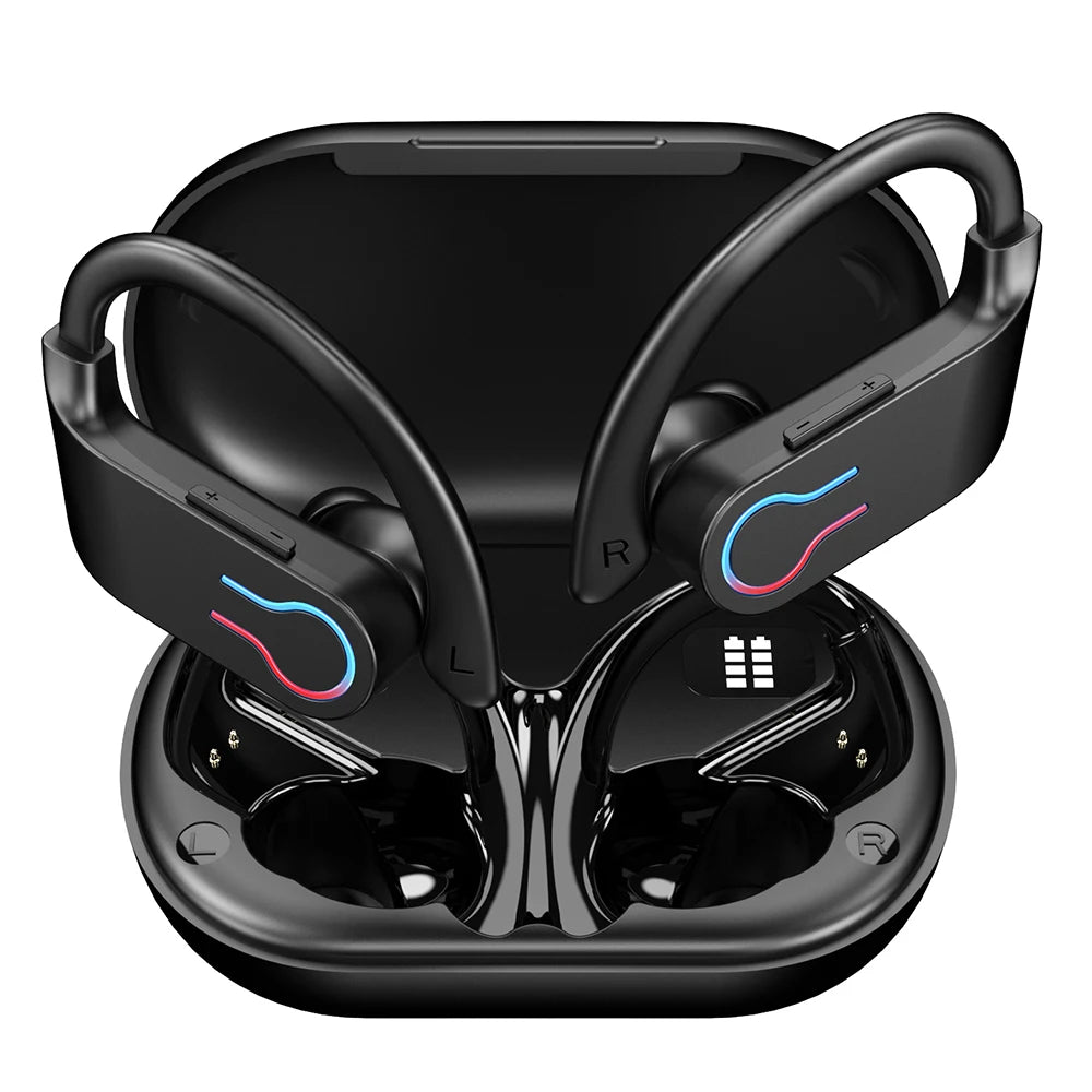 Mpow Q63 Bluetooth 5.3 Earphones Sports Headset Wireless In-Ear/200H Standby Time IPX7 Waterproof HiFi Stereo Gaming Earbuds
