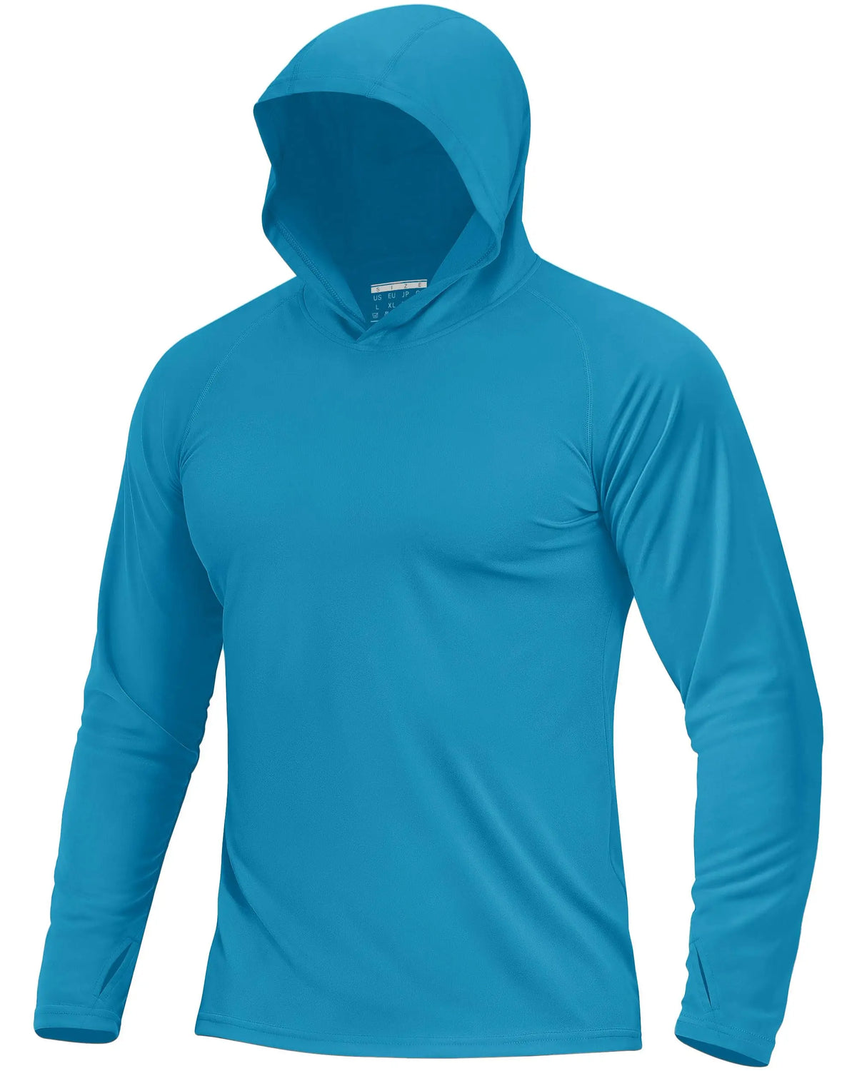 Men's UPF 50+ Sun Protection Hoodie Shirt Long Sleeve Quick Dry/Fishing Shirt Lightweight Outdoor Hiking Workout T-Shirt