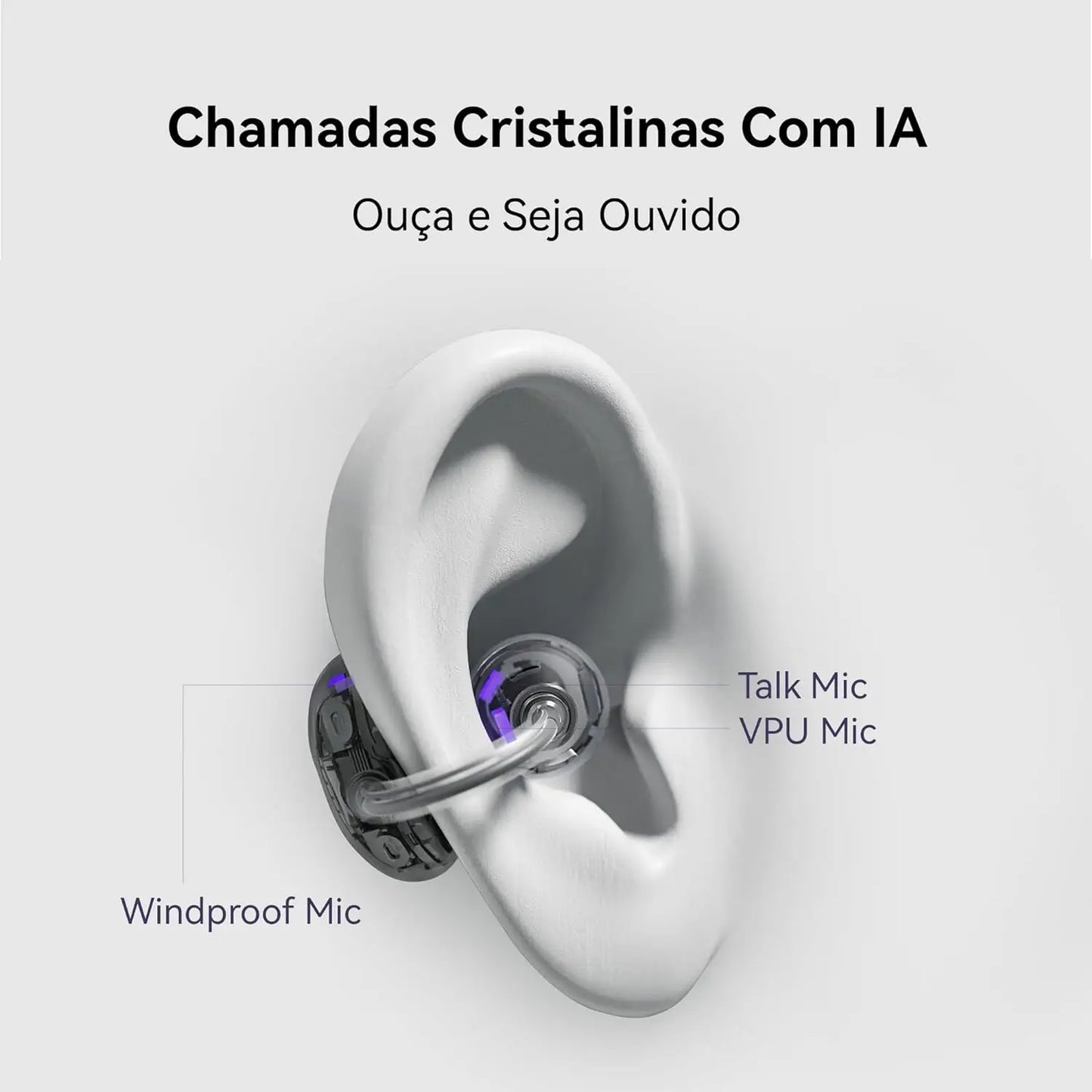HUAWEI FreeClip Wireless Earbuds Open Ear Bluetooth Earphones/with Long Lasting Battery AI Crystal Clear Sound