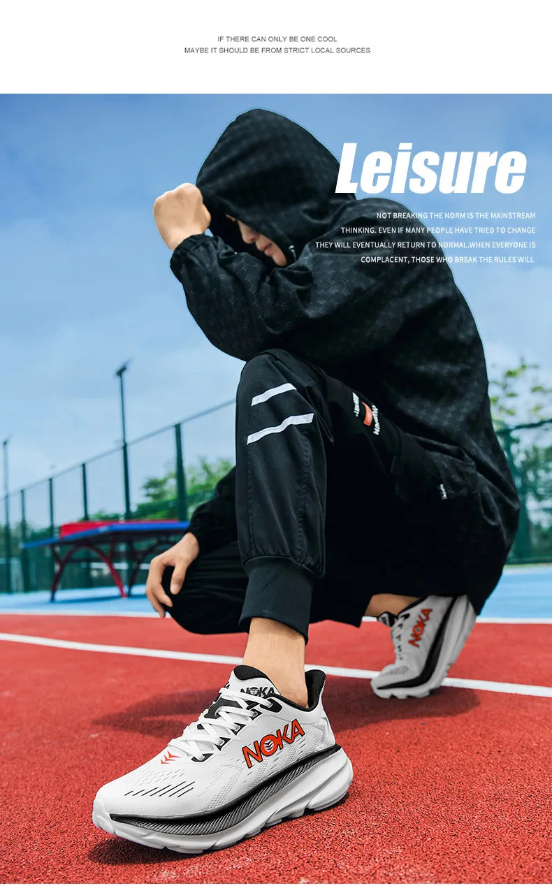 Men's Athletic Shoes with Thick Soles Offer Comfort and Breathability/Perfect for Daily Jogging and Fitness Training