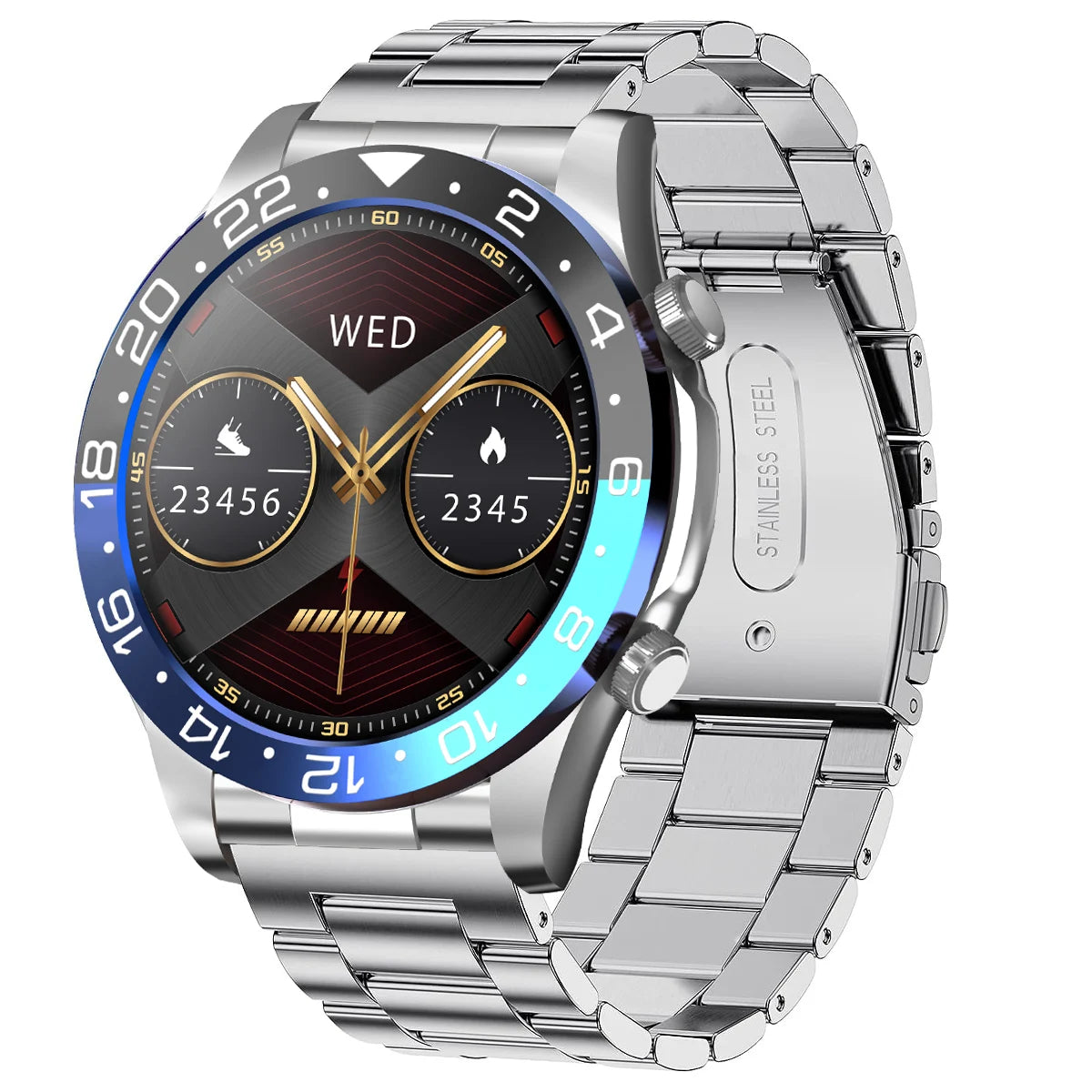 Smart Watch Men 1.43 Inch HD AMOLED Screen Bluetooth Call Fitness Watch/Heart Rate Sleep Monitoring Smartwatch