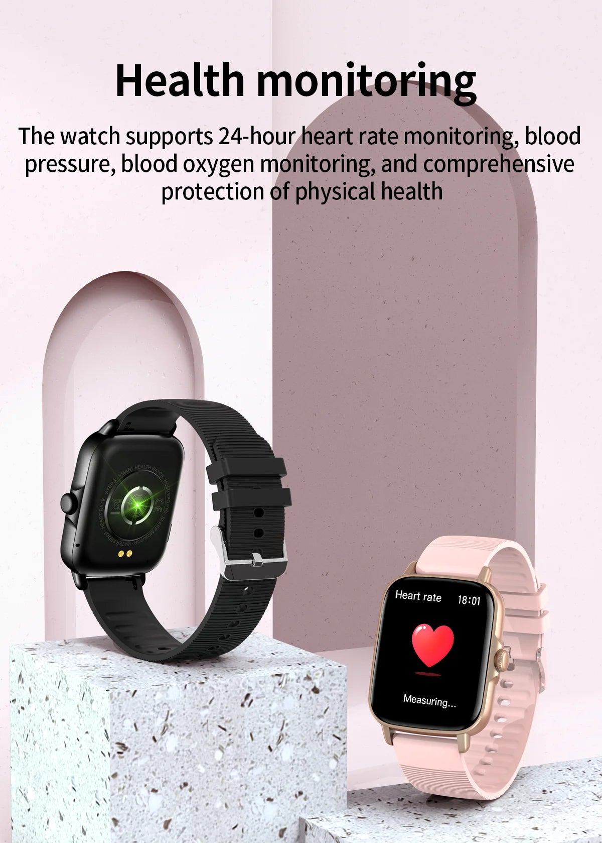 2026 Smart Watch for Men Women Fitness Tracker with Heart Rate/Sleep Monitor Activity Tracker 1.83" HD Waterproof Watch