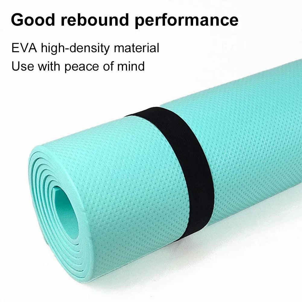 Yoga Mat Sports Fitness Mat EVA Thick Yoga Mat Wide Comfort Foam/Yoga Matt for Exercise Yoga Pilates Gym Workout Mat