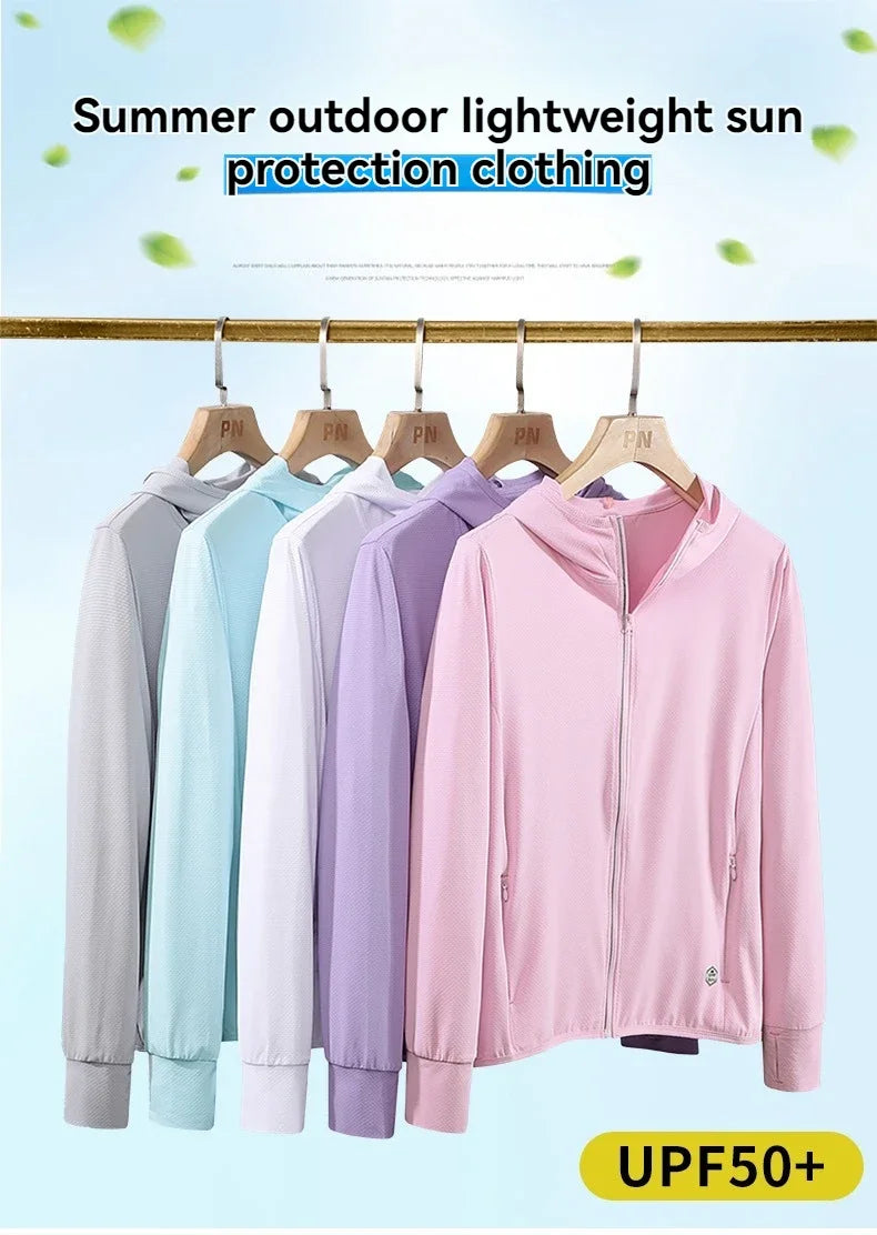 UV Protection Sun Protection Windproof Waterproof Quick Dry/Loose Outdoor Sports Summer Jackets For Women