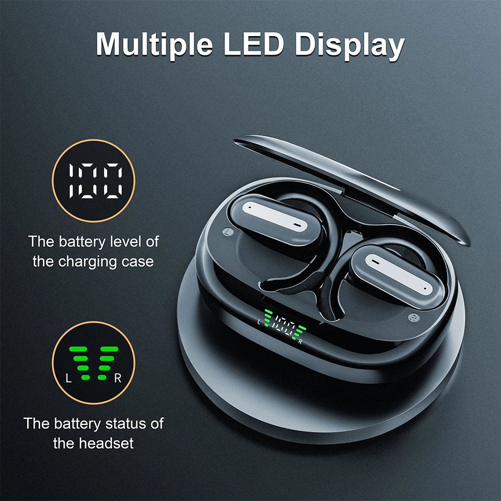 Mpow SP36 In-ear Bluetooth 5.4 Headphones Touch Control TWS Earphones/with Ear hook Wireless Sports Earphones 40 Hours Playtime