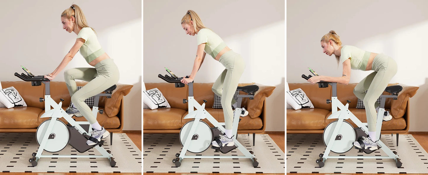 Superun Exercise Bike, 32-Level Magnetic Resistance Stationary Bikes/for Home Low Noise Workout Cycling Bike for Home