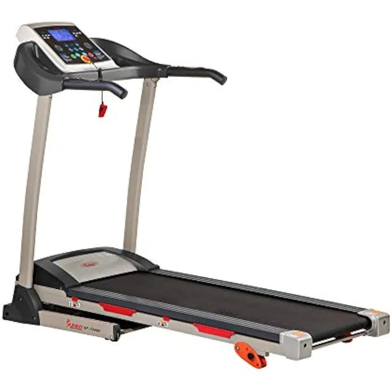 Sunny Health & Fitness Premium Folding Incline Treadmill/with Pulse Sensors One-Touch Speed