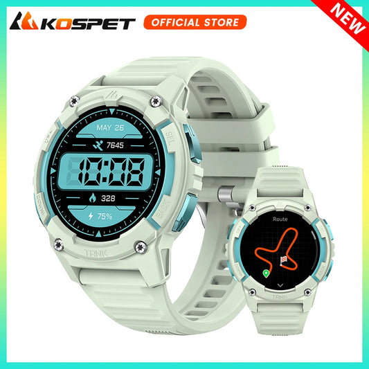 2024 KOSPET TANK S2 GPS Smart Watch For Women Altimeter Compass/Bluetooth Call AMOLED IP69K Waterproof Smartwatch