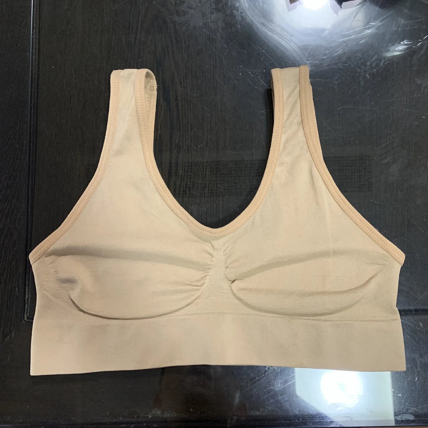 3pc Sexy Seamless Bra women Crop Top Vest Breathable Sleep Bra/Fitness Yoga Sport Underwear ladies Backless Wireless Push Up Bra