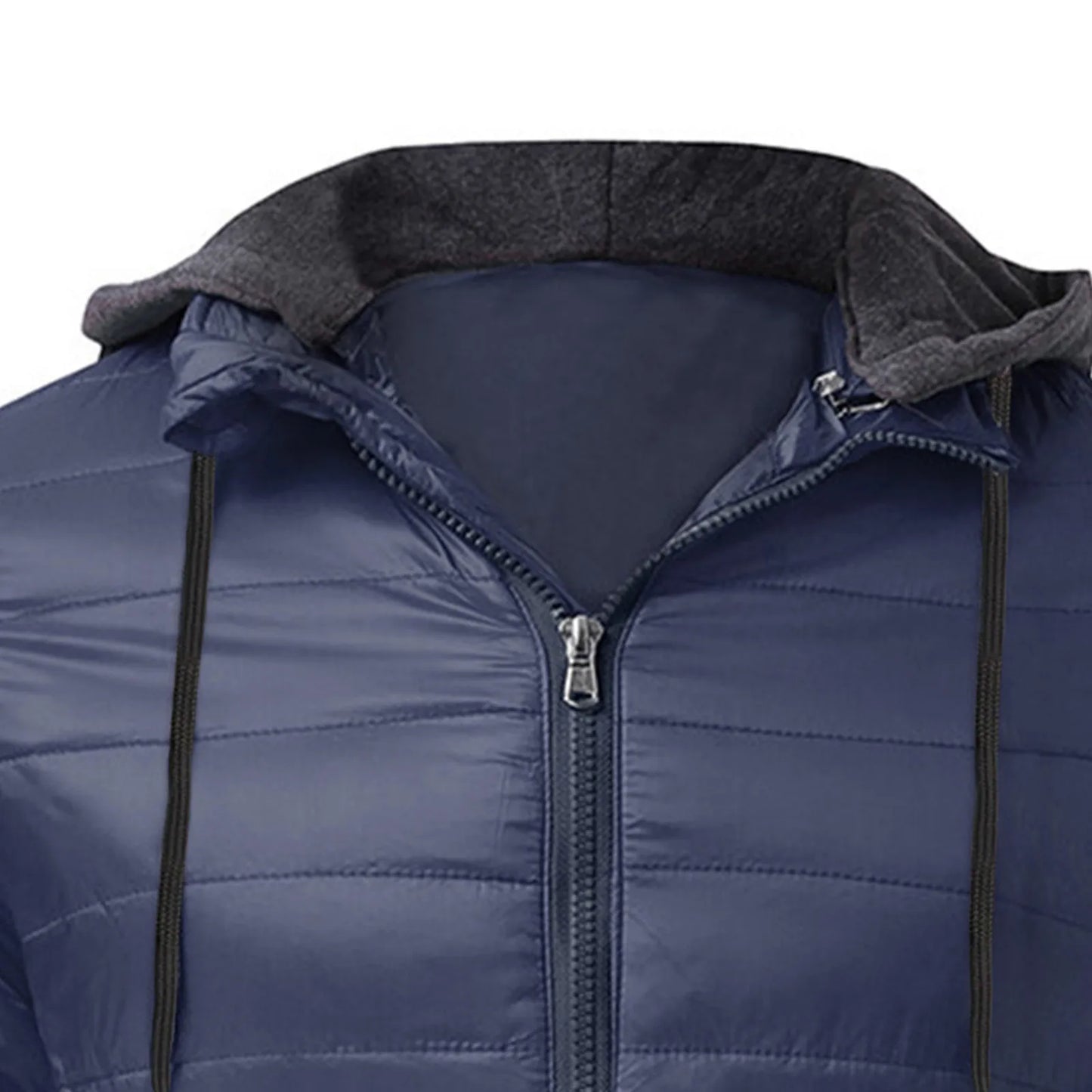 Men's Winter Warm Hooded Zipper Jacket/Down Coat Windproof Slim Outwear Parkas 2024 Plus Size Jacket