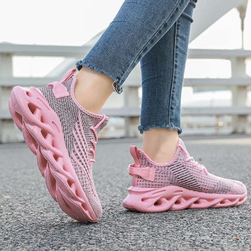 Women's Shoes Breathable sneakers Lightweight and Comfortable/Low Top Running Shoes Suitable for All Seasons Soft Soled