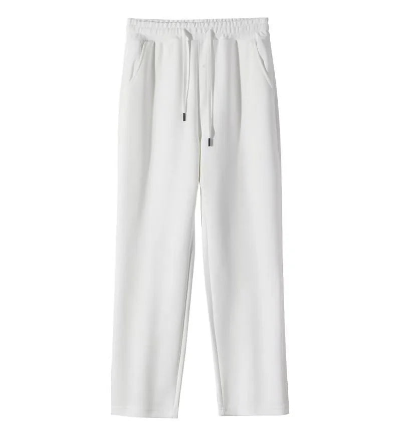 Men's Solid Color Casual Pants Comfortable & Stylish Design/Durable Fabric Perfect for Daily Wear & Home Use Versatile Style