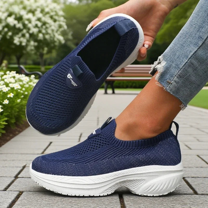 Walking Shoes for Women Lightweight Soft Sole Platform Mesh Sneakers/New Breathable Comfortable Versatile Women's Sneakers