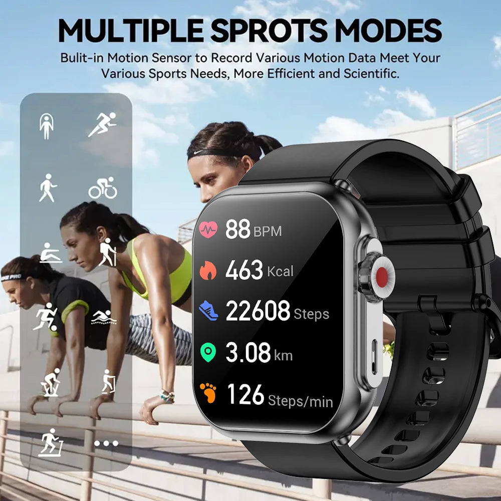SENBONO Smart Watch for Men Women With 1000mAh Battery 100Day Standby Time/Fitness Tracker IP68 Waterproof Watch for Android iOS