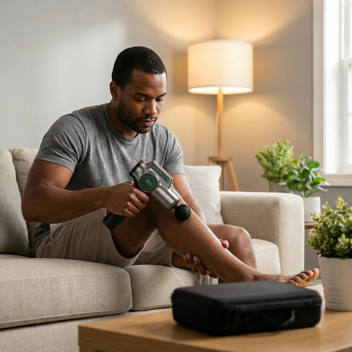 Ultra Quiet Deep Tissue Massage Gun with 12mm Amplitude/for Fitness Enthusiasts Muscle Recovery and Relaxation