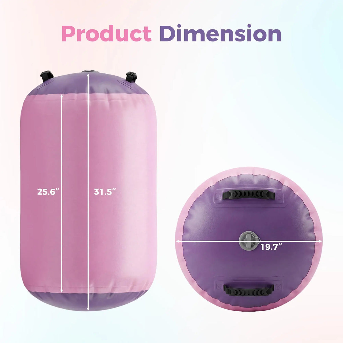 Inflatable Gymnastics Air Roller Barrel Gymnastics Air Roller/Air Barrel Inflatable Tumbling Mat Tumble Track Mat Gymnastic