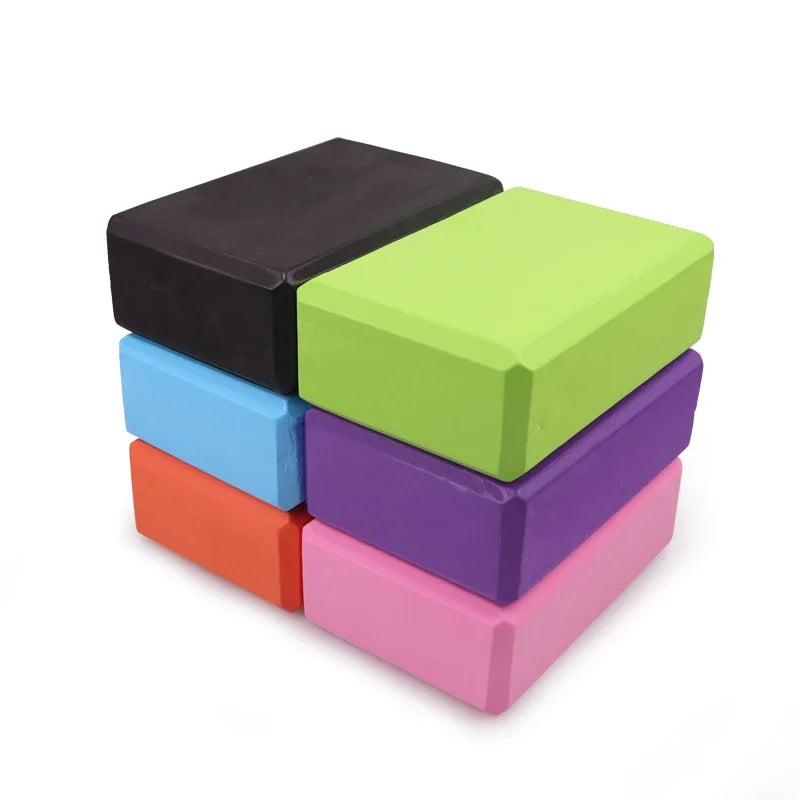 2PCS Yoga Block Brick Set Gym Foam Workout Aid/for Stretching & Fitness Training Yoga Blocks