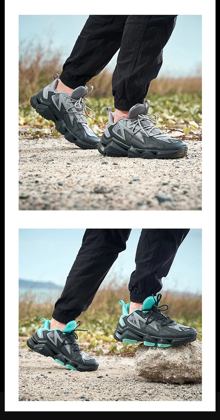 Rax Men Waterproof Hiking Shoes Breathable Hiking Boots/Outdoor Trekking Sports Sneakers Tactical Shoes