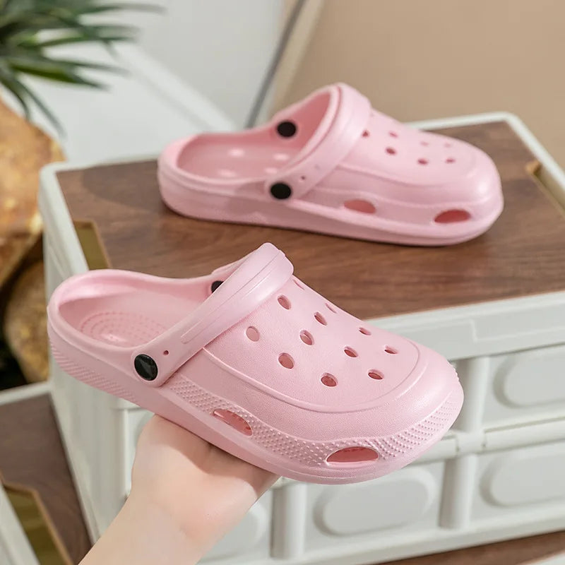Women Home Slippers Sandals Summer Garden Clogs Shoes Beach Slipper Outdoor Waterproof Soft Slides Casual Anti Slip