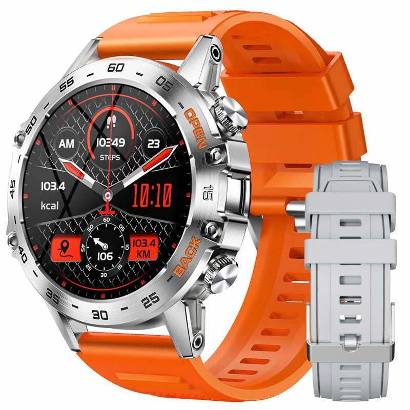LIGE Smartwtach For Men Bluetooth Calling Waterproof Watches Health Monitoring/400mAh Outdoor Sport Smartwatch Man