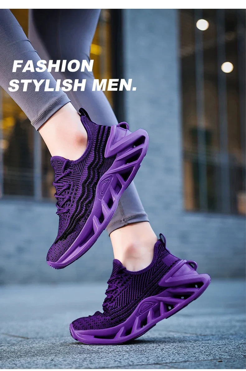 YRZL Sneakers Women Running Shoes Breathable Mesh Comfortable/Athletic Sneakers for Men Non Slip Sports Shoes for Woman