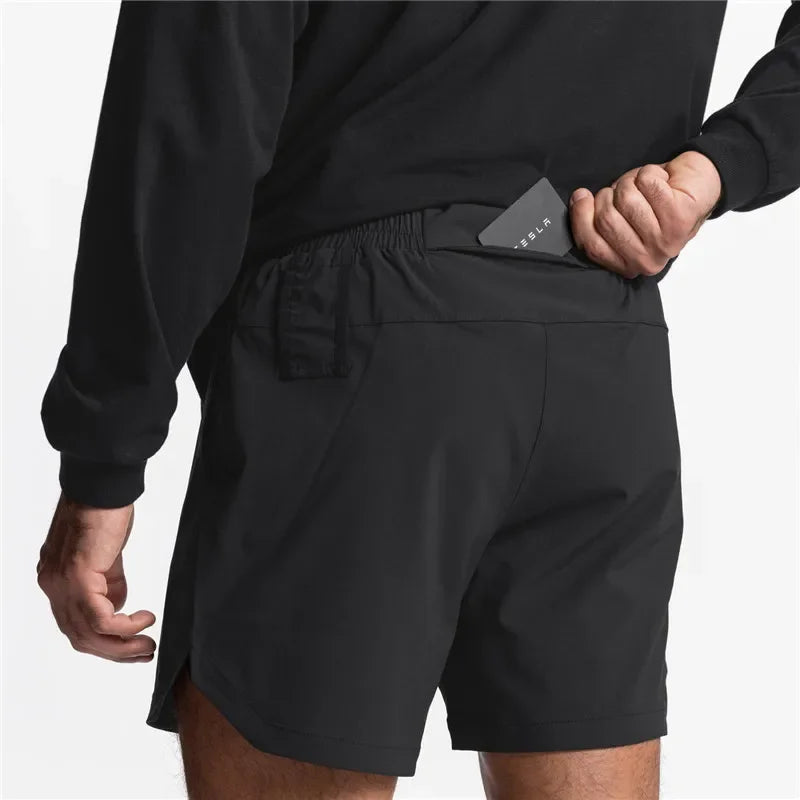 NEW Summer Running Shorts Men Sports Jogging Fitness Shorts/Quick Dry Men's Gym Men Shorts Gyms Short Pants For Men
