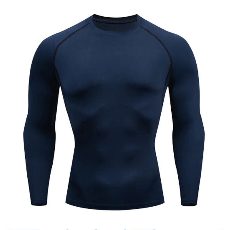 Men Compression Running T-Shirt Fitness Tight Long Sleeve Sport T-shirt/Training Jogging Shirts Gym Sportswear Quick Dry Clothes