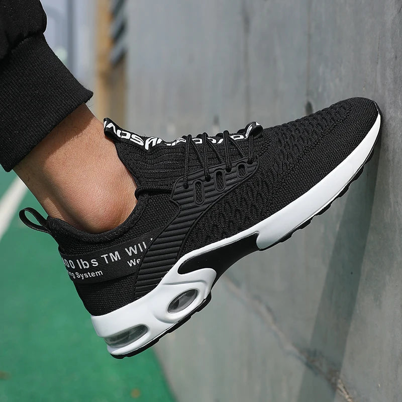 Men's Soft Sneakers Breathable Mesh Fashionable Sports Style Shoes/Summer Versatile High-quality Outdoor Lightweight Tennis Shoe