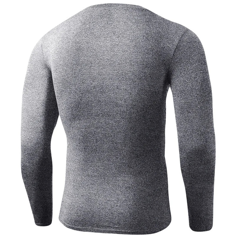 Men Compression Running T-Shirt Fitness Tight Long Sleeve Sport T-shirt/Training Jogging Shirts Gym Sportswear Quick Dry Clothes