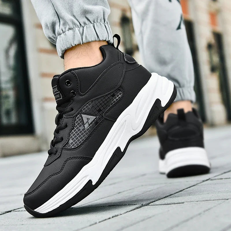 Men's high quality plus size casual sneakers Four seasons soft/sole outdoor breathable running shoes students light sports shoes
