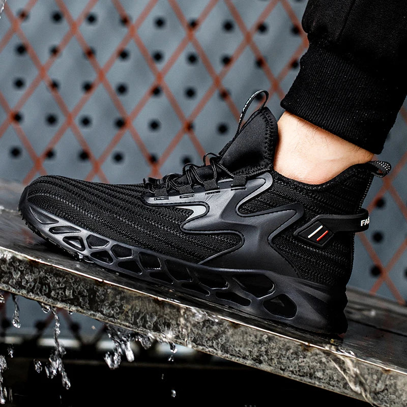 Safety Shoes Steel Toe Boots for Men Comfortable Work Shoes/Anti shock Anti-Drop Work Sneakers Protective Boots