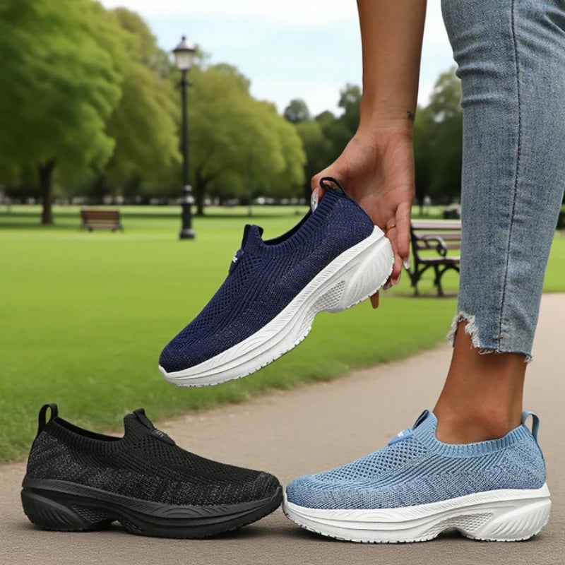 Walking Shoes for Women Lightweight Soft Sole Platform Mesh Sneakers/New Breathable Comfortable Versatile Women's Sneakers