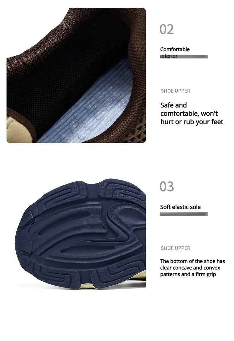 New Style Heightening Casual Thick Bottom Anti-Slip Wear-Resistant/Lightweight Men's Sport Shoes Comfortable Spring