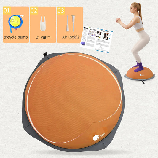 workout equipment for home balancing ball half ball balance trainer core training equipment 27.5 inch Yoga Exercise Ball