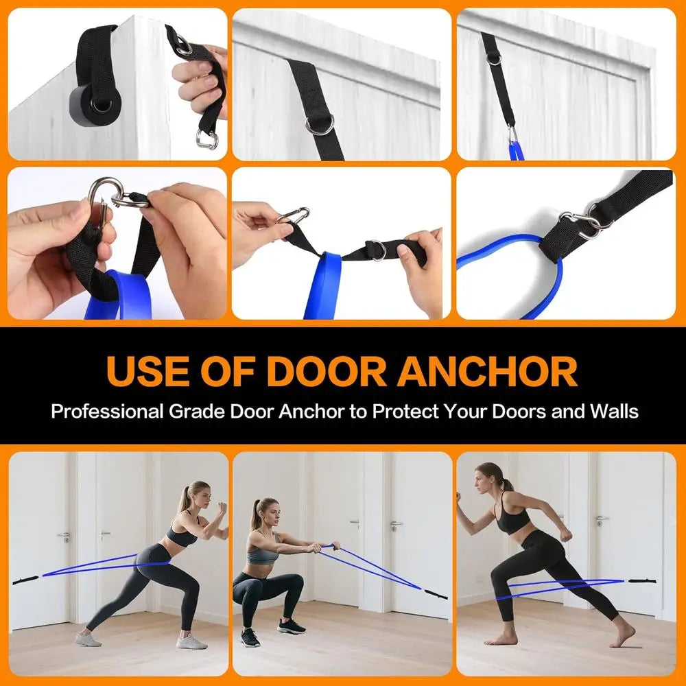 Resistance Bands for Pull-Ups, Exercise Stretching/and Muscle Strength Training Suitable for Men and Women