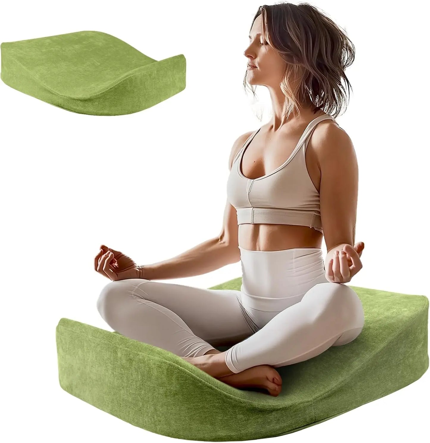 Cushion - Floor Pillow For Women Large Comfortable Meditation Pillow/Foam Floor Cushion Seating For Adults Yoga Equipment