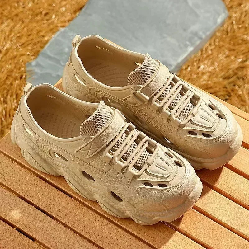 Trendy Men's Sandals Outdoor Wear Thickened Anti-slip Wear-resistant/Fashion EVA Clog Shoes Wholesale