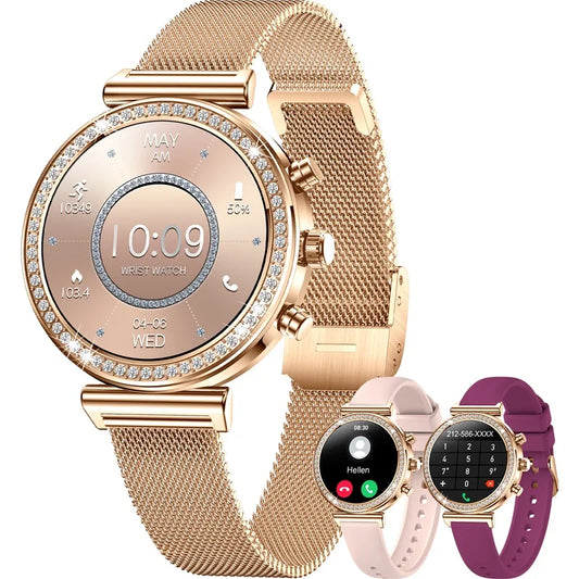 Ladies' Smartwatch Answering/making Calls Message Push Compatible/With For IPhone/Android Phones 1.27-inch Full Touch Screen