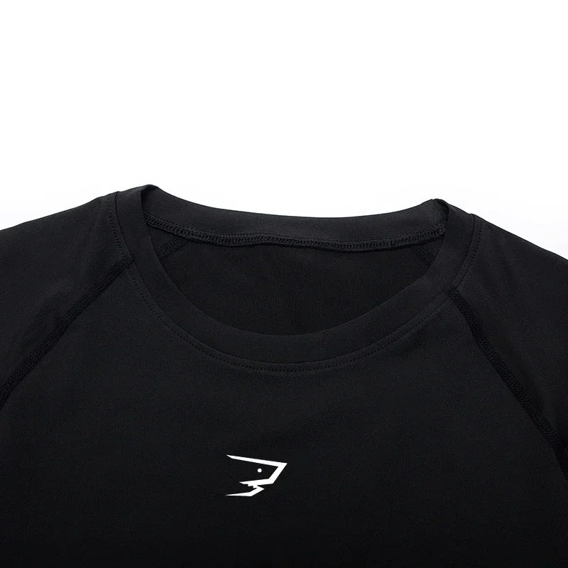 Men Short Sleeve Compression T-Shirt Running Gym/Fitness Sport Tees Male Jogging Athletic Sport Tops