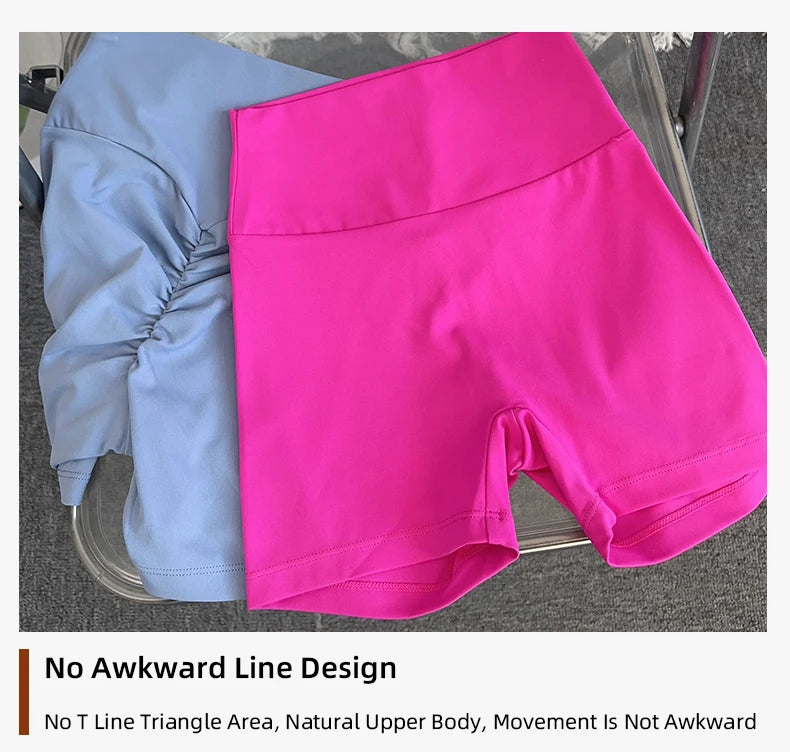 Women Sports Short Yoga Legging Shorts Squat Proof High Waist/Fitness Tight Shorts Quick Drying Cycling Workout Gym Shorts