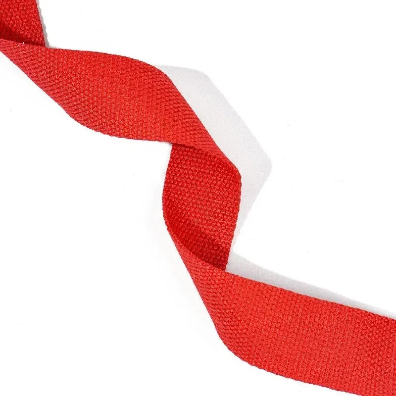1.8mx3.8cm Yoga Strap Durable Cotton Exercise Straps/Adjustable D-Ring Buckle Gives Flexibility for Yoga Stretching