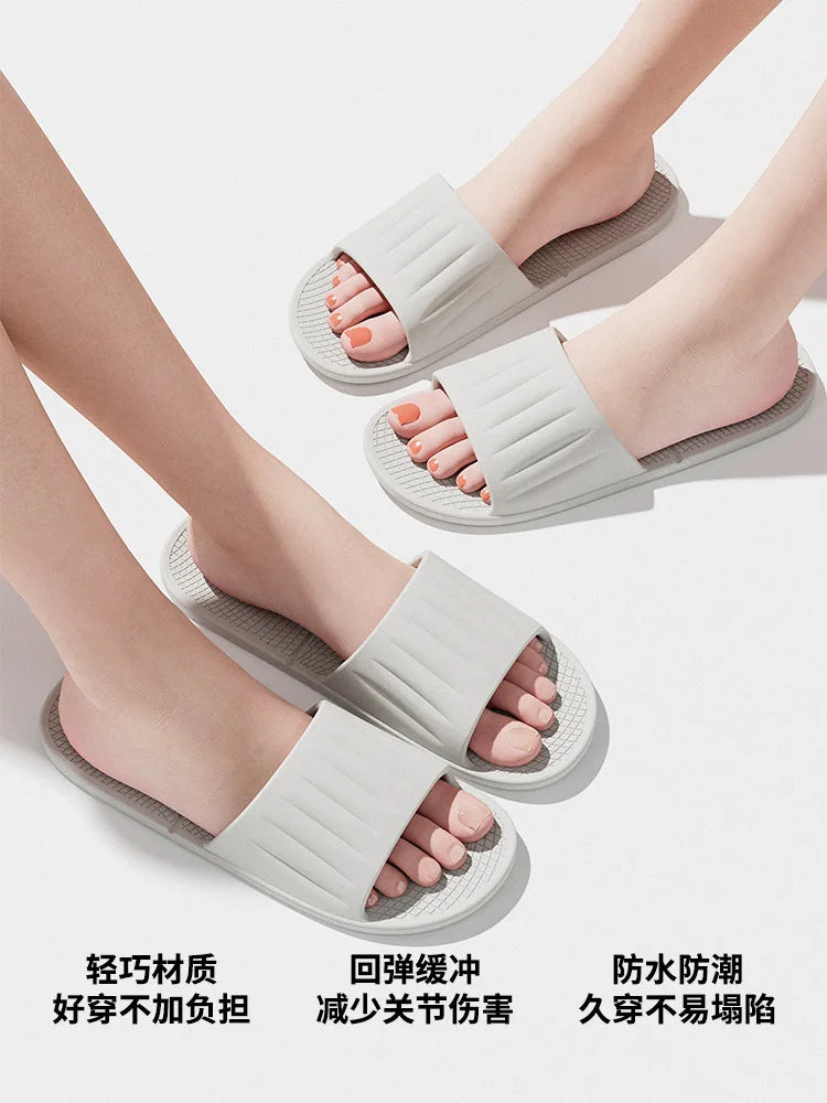 Foldable Travel Slippers for Men & Women Portable Hotel Bathroom Sandals/Packable Beach Shoes for Shower & Pool New Design