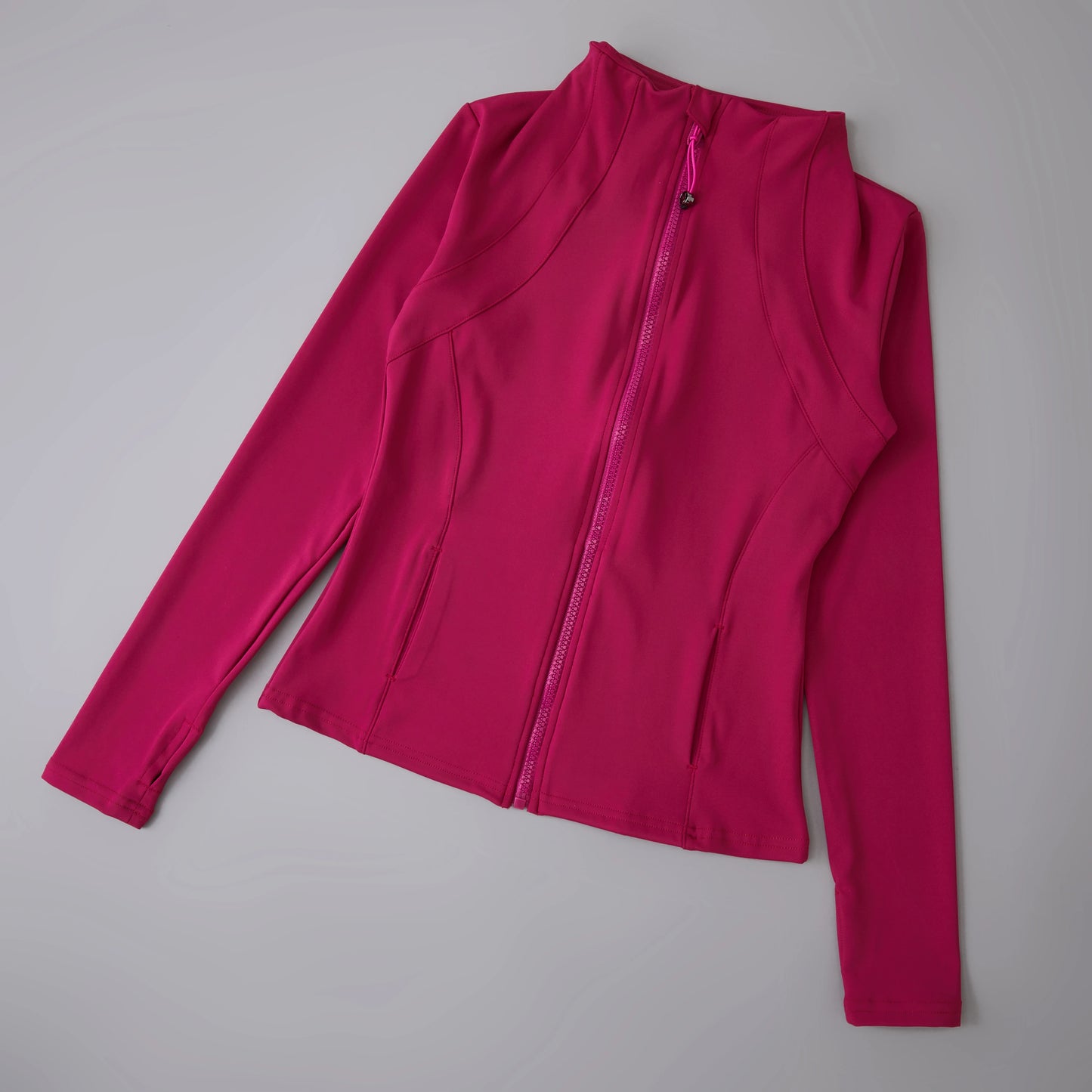 New yoga wear ladies coat round high elastic loose exercise/yoga fitness long sleeve stand-up collar yoga tops