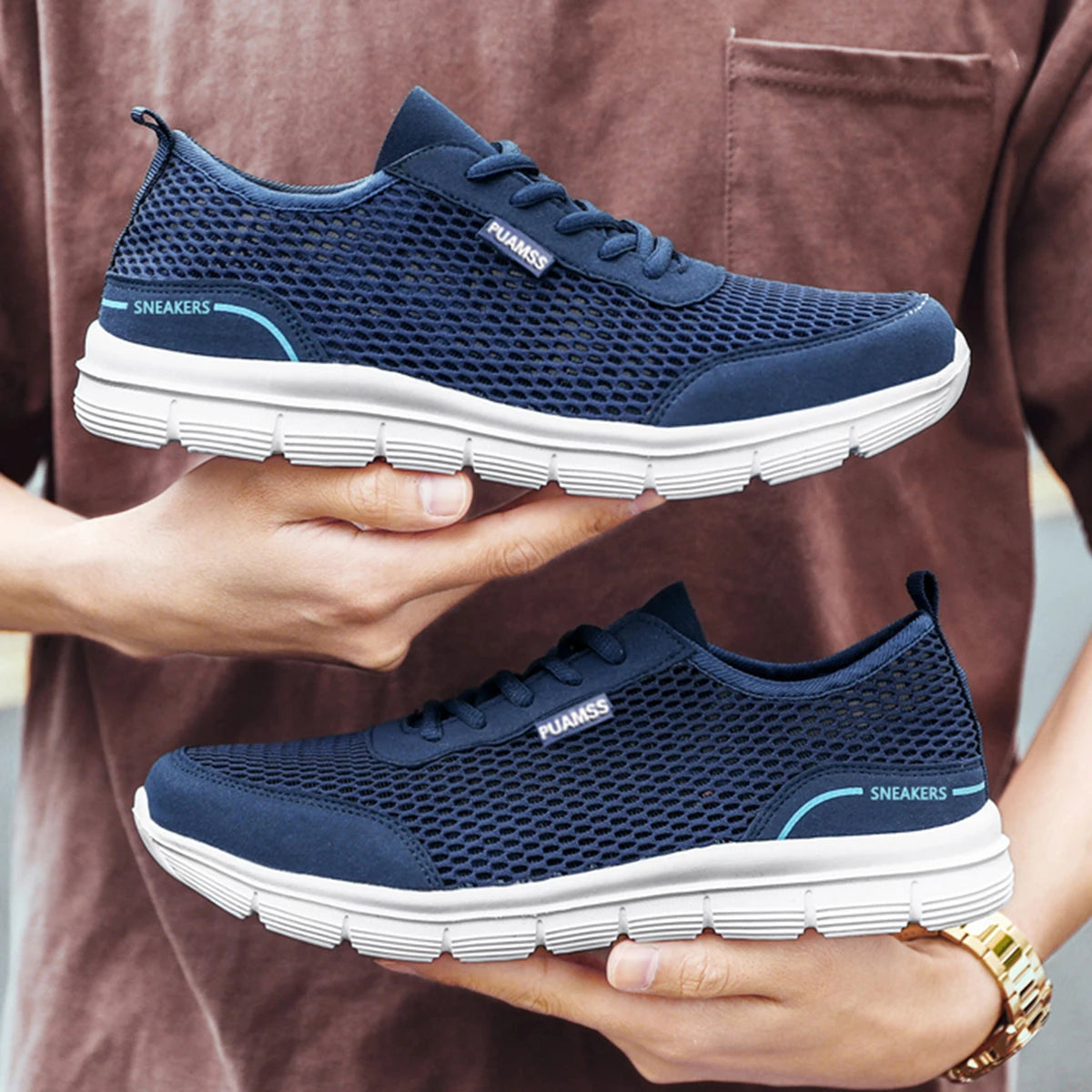 Sneakers Soft Sports Running New Casual For Solid Black/White Walking Footwear Fitness Jogging Men Shoes