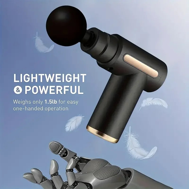 Massage Gun Fascia Deep Muscle Relax Body Neck Massager/Electric Fitness Equipment Noise Reduction Male Female Electric Fitness