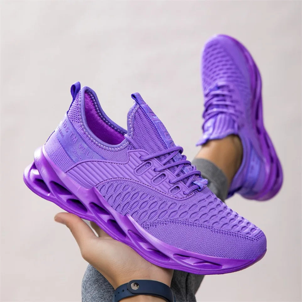 Hot Sale Pink Casual Sneakers Women Blade Shoes Big Light/Breathable Running Shoes Shoes Men Mesh Sports Sneakers