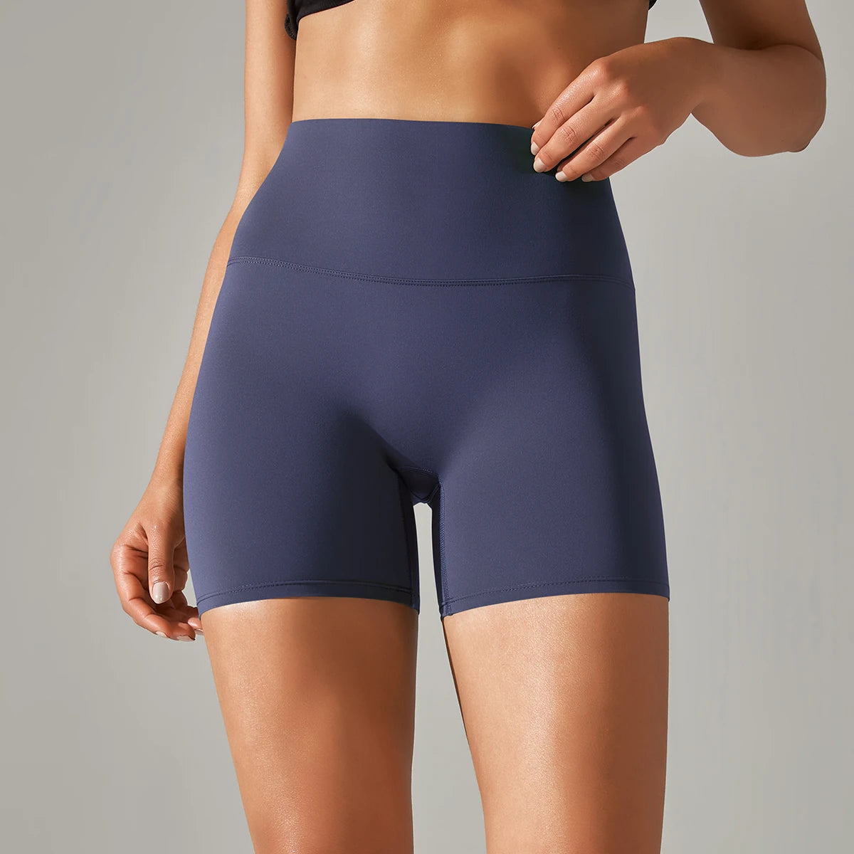 Women High Waist Breathable Yoga Fitness Shorts Stretch Sports Leggings/Running Cycling Summer Daily Workout Gym Athletic Shorts