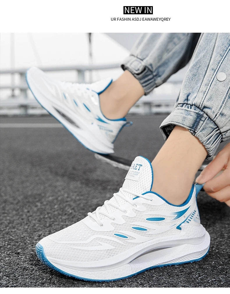 Men's Breathable Sports Shoes Spring New Mesh Casual Fashion/Versatile Trendy Men's Shoes Summer Running Shoes