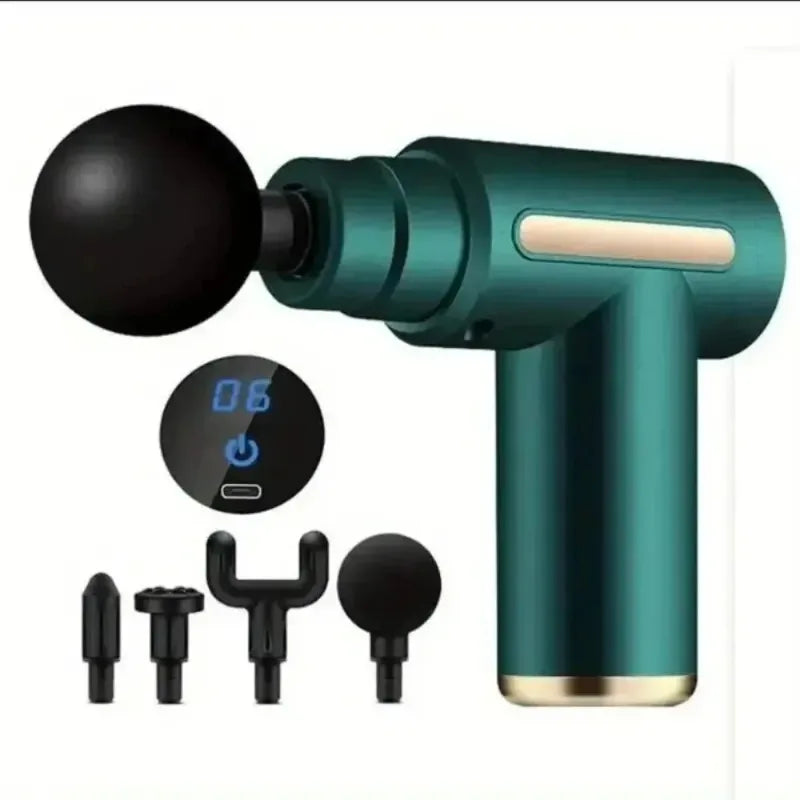 Percussion Mini Massage Gun Portable Handheld Massager/for Back Neck Shoulder Leg Muscle Pain Relief Daily Relaxation